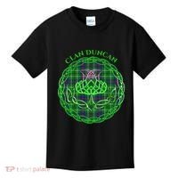 Clan Duncan Scottish Tartan Celtic Thistle Kids T-Shirt thumb 0
