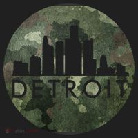 Camo Detroit Skyline Logo Women's Sweatshirt thumb 2