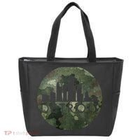 Camo Detroit Skyline Logo Tote Bag thumb 0