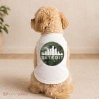 Camo Detroit Skyline Logo Doggie Tank thumb 2