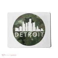 Camo Detroit Skyline Logo Mousepad thumb 0