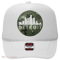Camo Detroit Skyline Logo Hat thumb 0