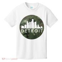 Camo Detroit Skyline Logo Kids T-Shirt thumb 0