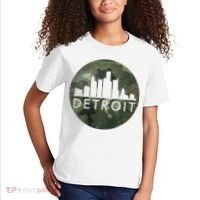 Camo Detroit Skyline Logo Kids T-Shirt thumb 2