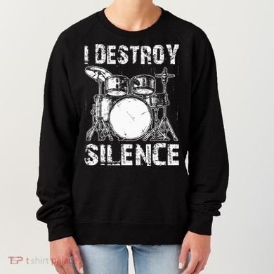 Cute Drum Set Women Drumming Rocker Music Percussion Women's Sweatshirt