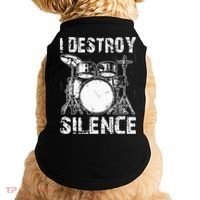 Cute Drum Set Women Drumming Rocker Music Percussion Doggie Tank thumb 0