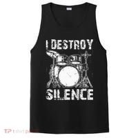 Cute Drum Set Women Drumming Rocker Music Percussion PosiCharge Competitor Tank thumb 0