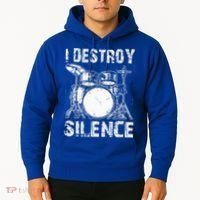 Cute Drum Set Women Drumming Rocker Music Percussion Hoodie thumb 2
