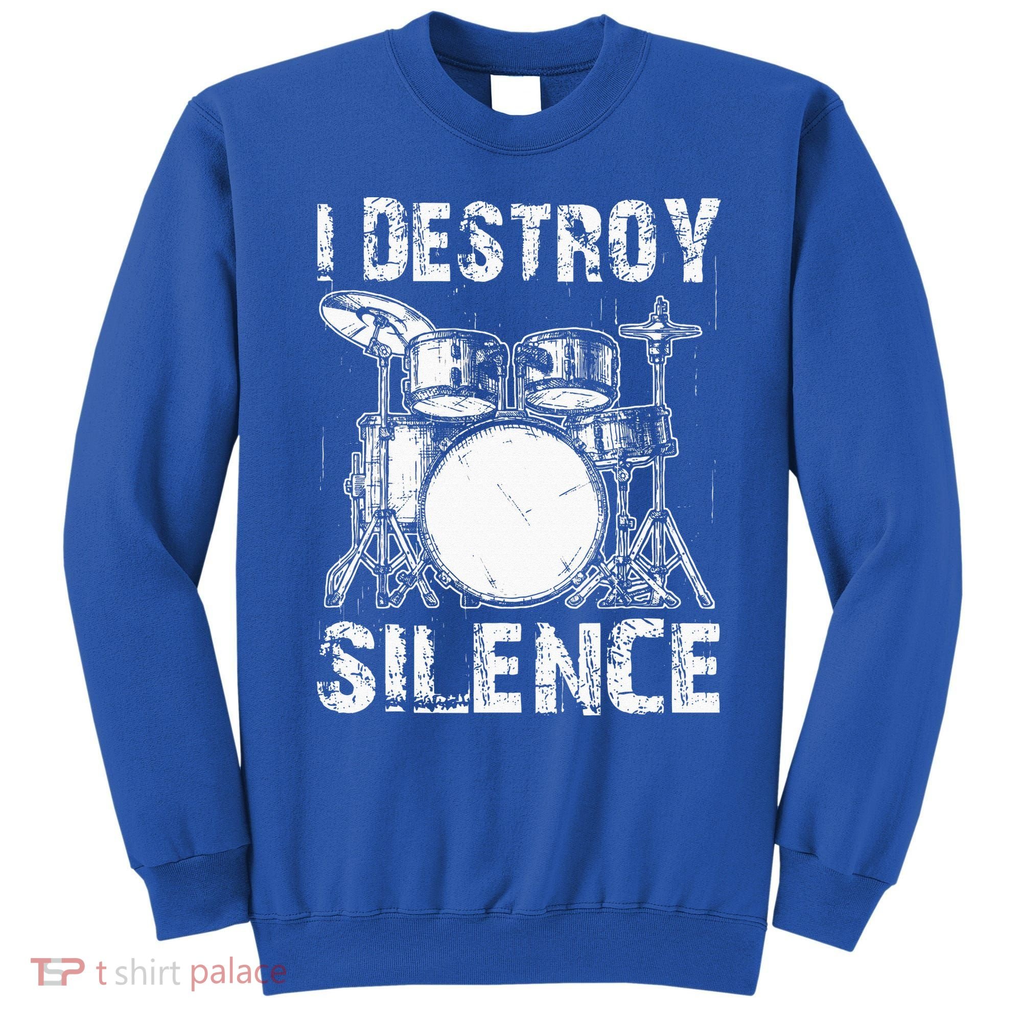 Cute Drum Set Women Drumming Rocker Music Percussion Sweatshirt