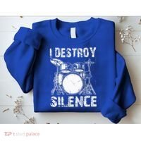 Cute Drum Set Women Drumming Rocker Music Percussion Sweatshirt thumb 2