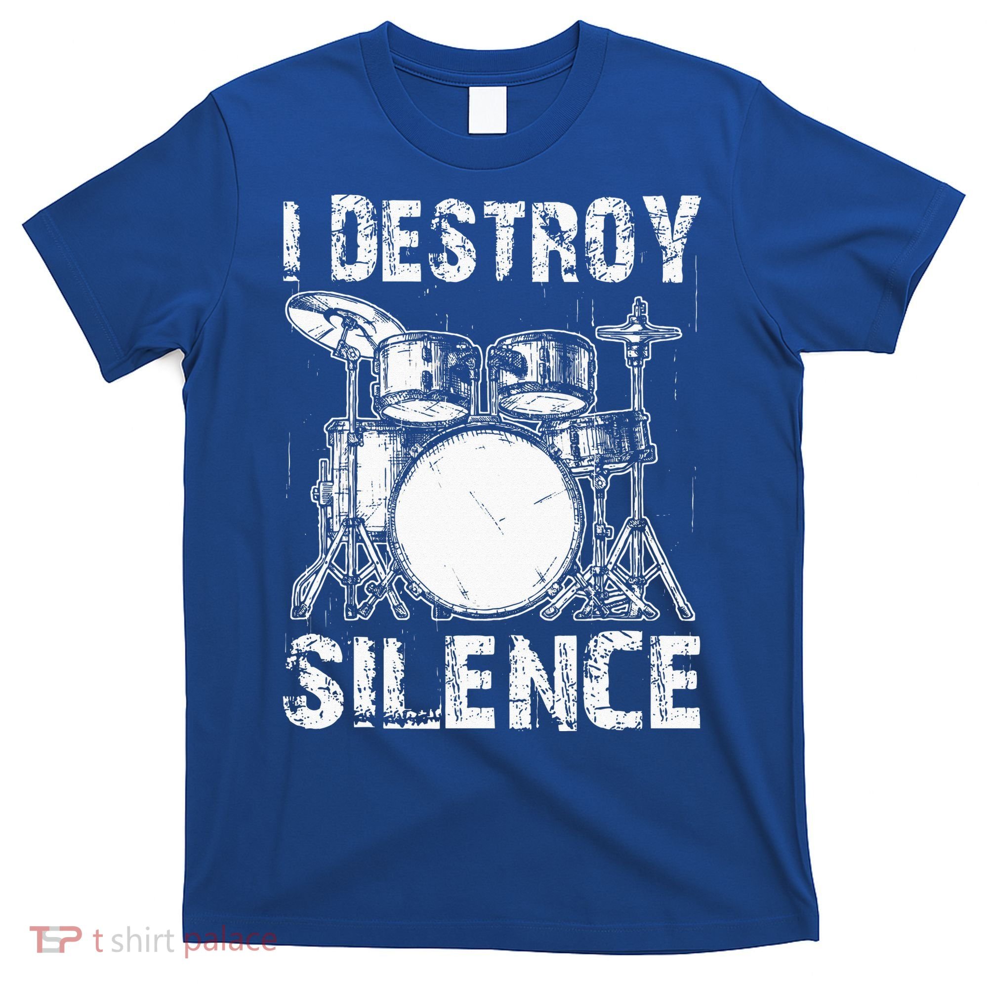 Cute Drum Set Women Drumming Rocker Music Percussion T-Shirt