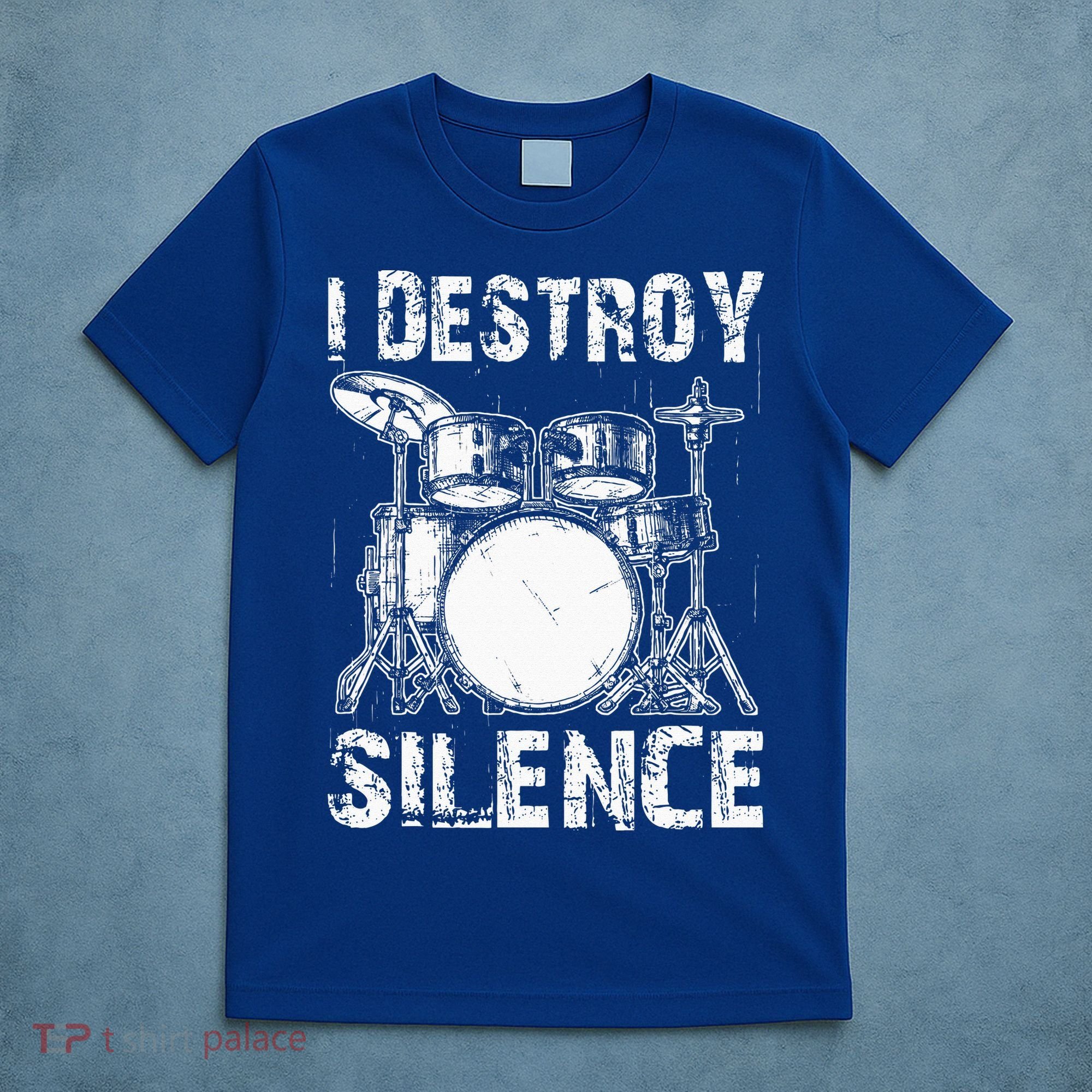Cute Drum Set Women Drumming Rocker Music Percussion T-Shirt