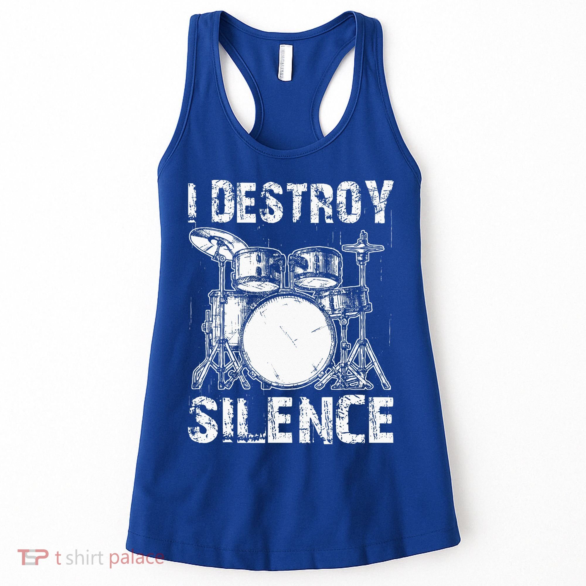 Cute Drum Set Women Drumming Rocker Music Percussion Women's Tank Top
