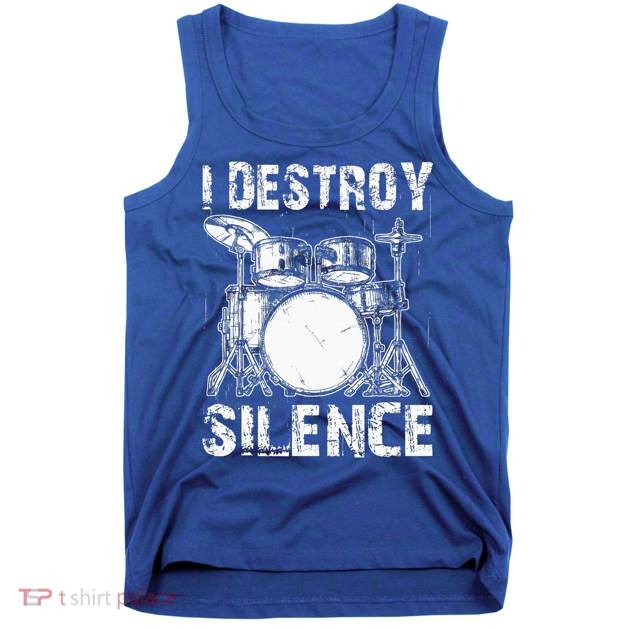 Cute Drum Set Women Drumming Rocker Music Percussion Tank Top