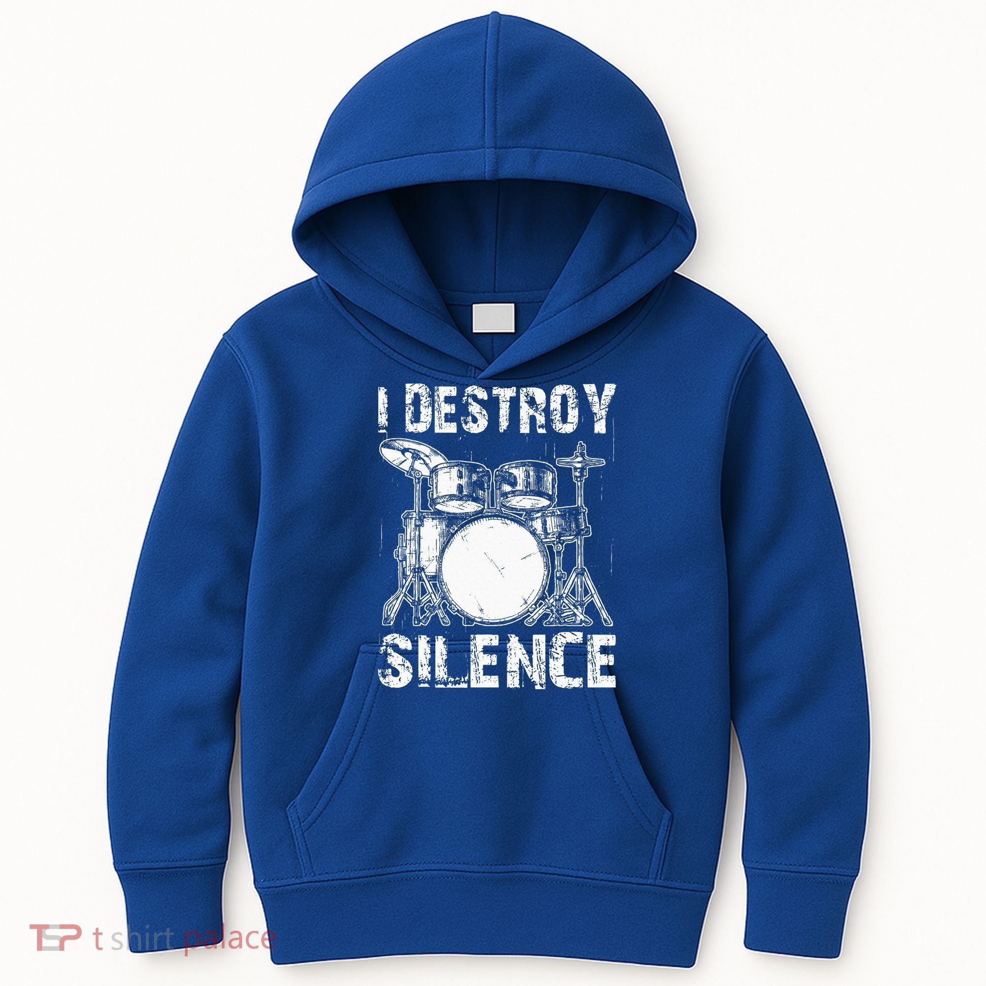 Cute Drum Set Women Drumming Rocker Music Percussion Kids Hoodie
