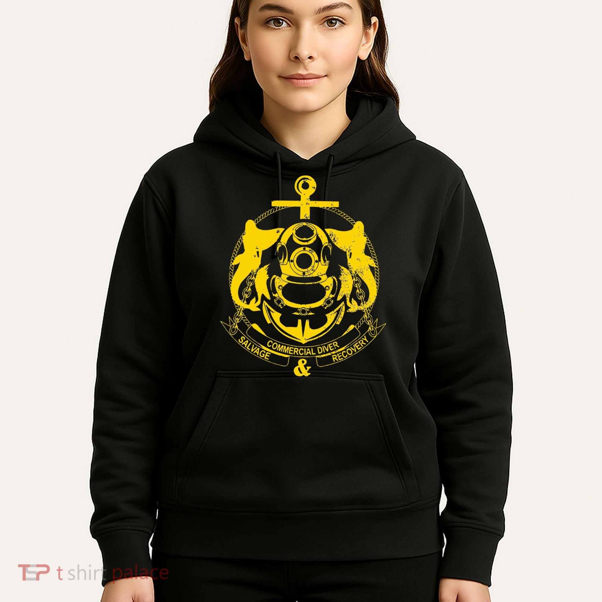Commercial Diver Salvage Recovery Hoodie