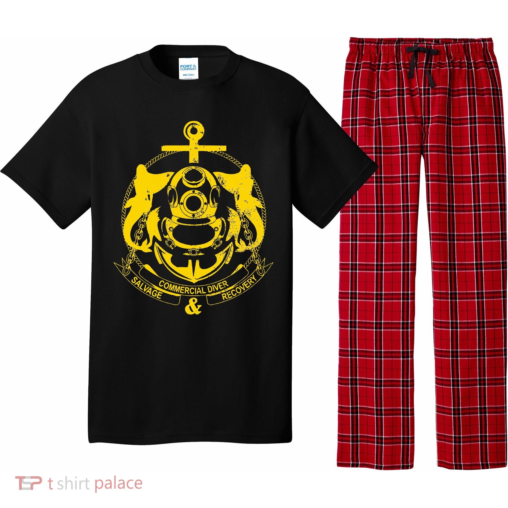 Commercial Diver Salvage Recovery Pajama Set