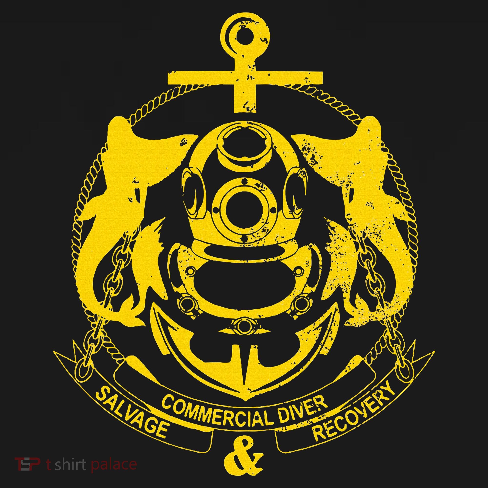 Commercial Diver Salvage Recovery Polo