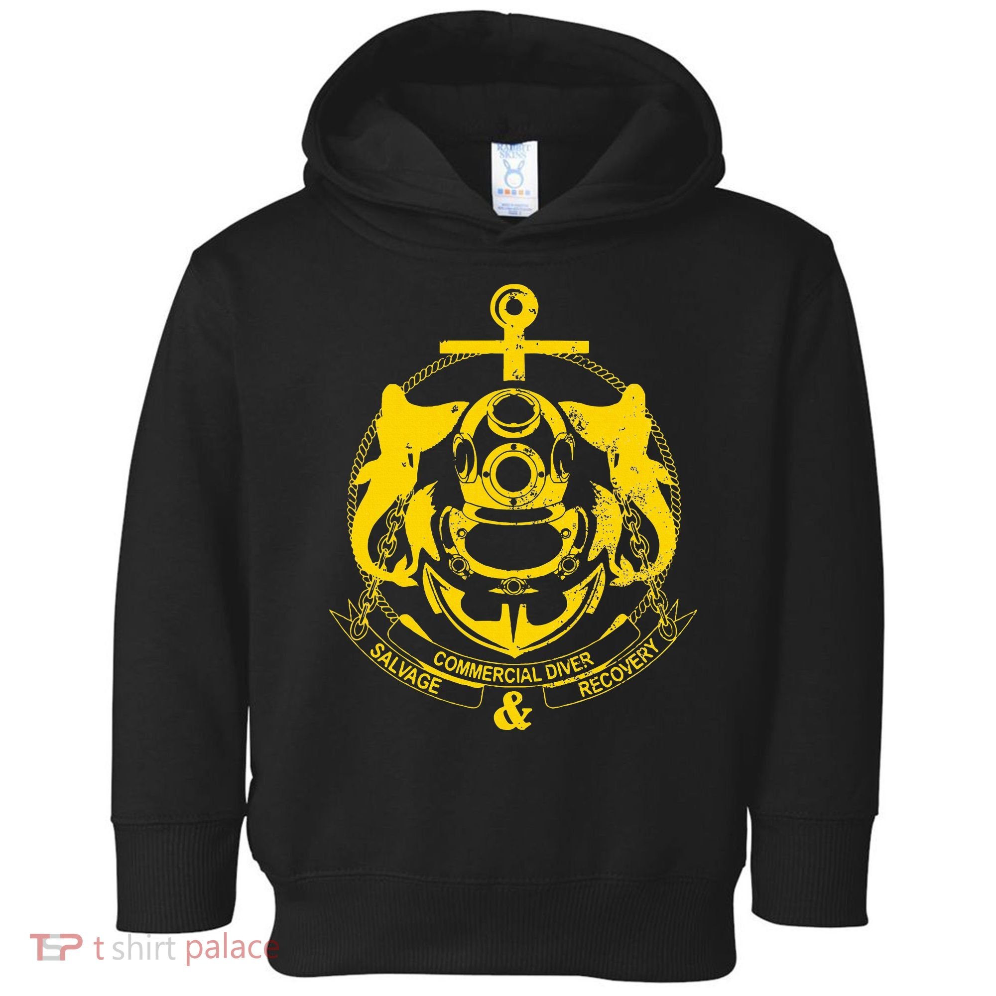 Commercial Diver Salvage Recovery Toddler Hoodie