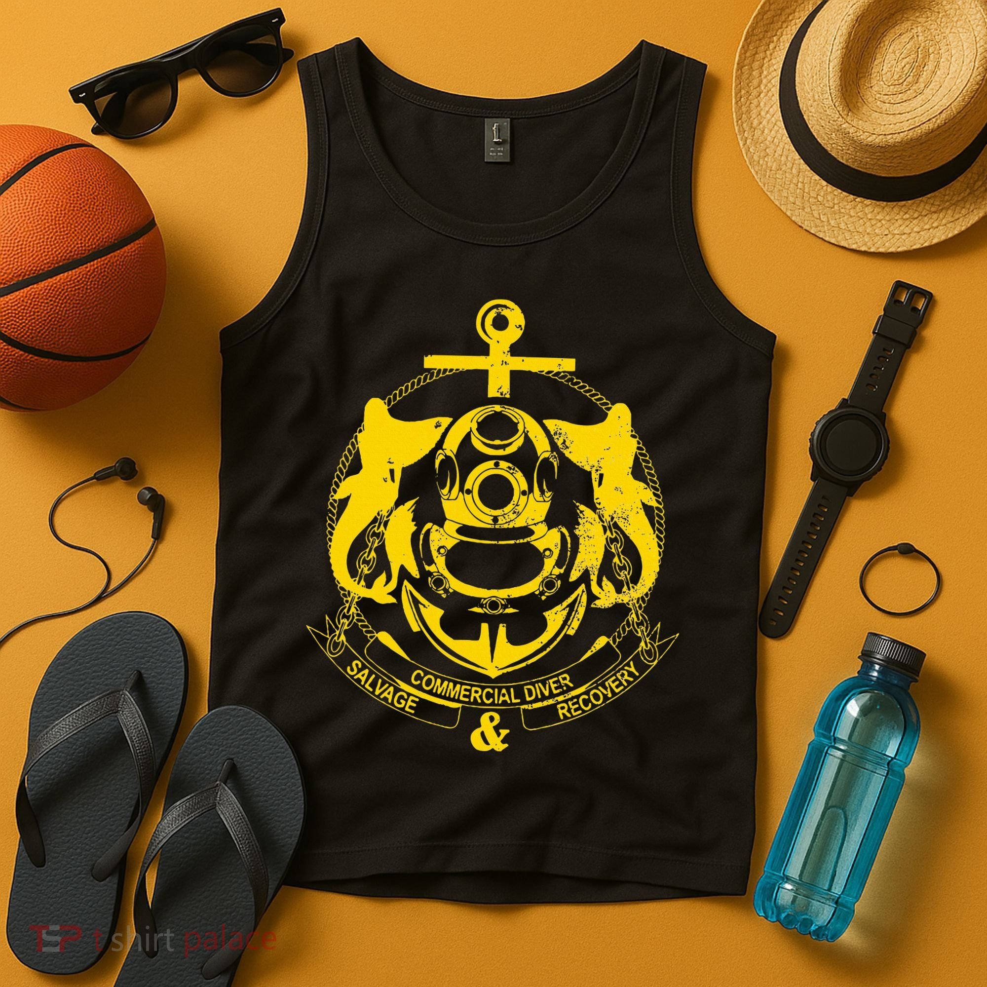 Commercial Diver Salvage Recovery Tank Top