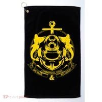 Commercial Diver Salvage Recovery Golf Towel thumb 0
