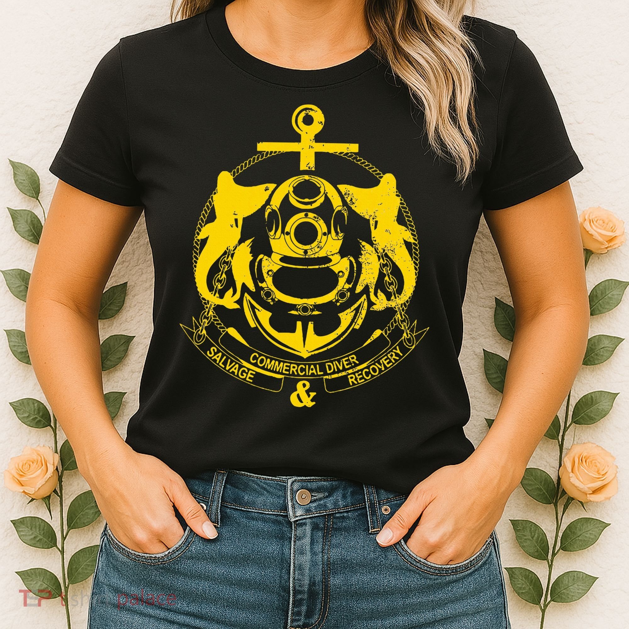 Commercial Diver Salvage Recovery Women's T-Shirt