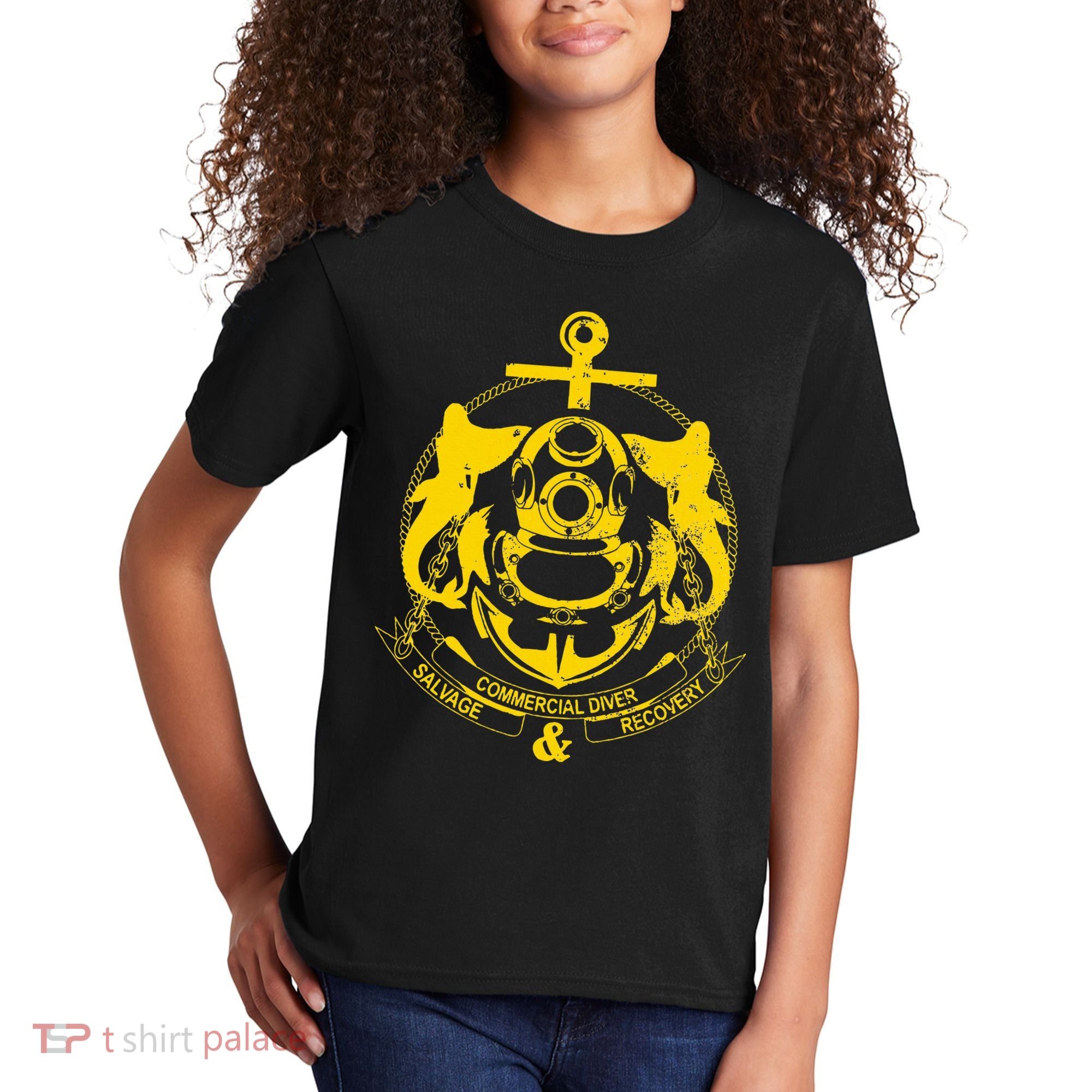 Commercial Diver Salvage Recovery Kids T-Shirt