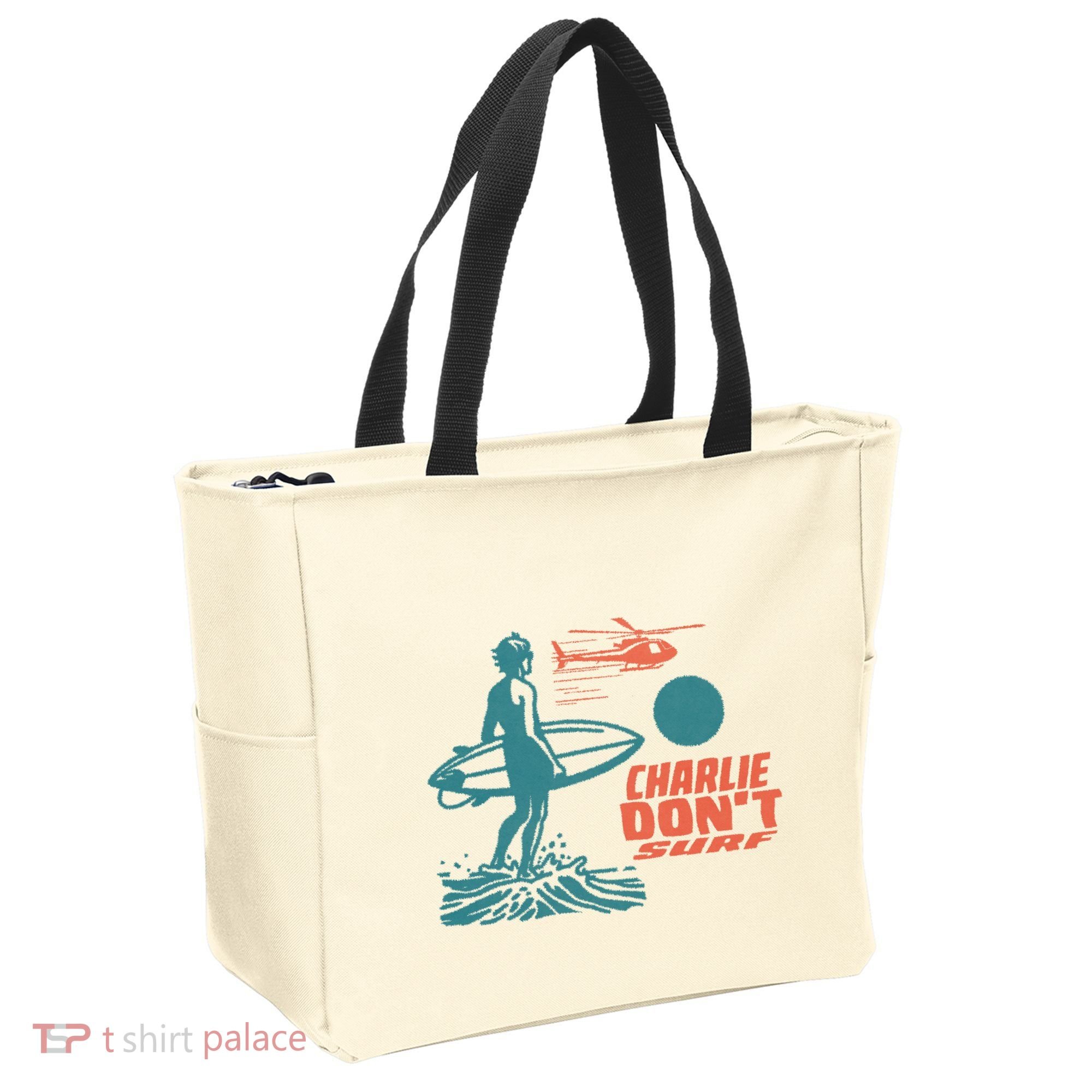 Charlie DonT Surf Tote Bag