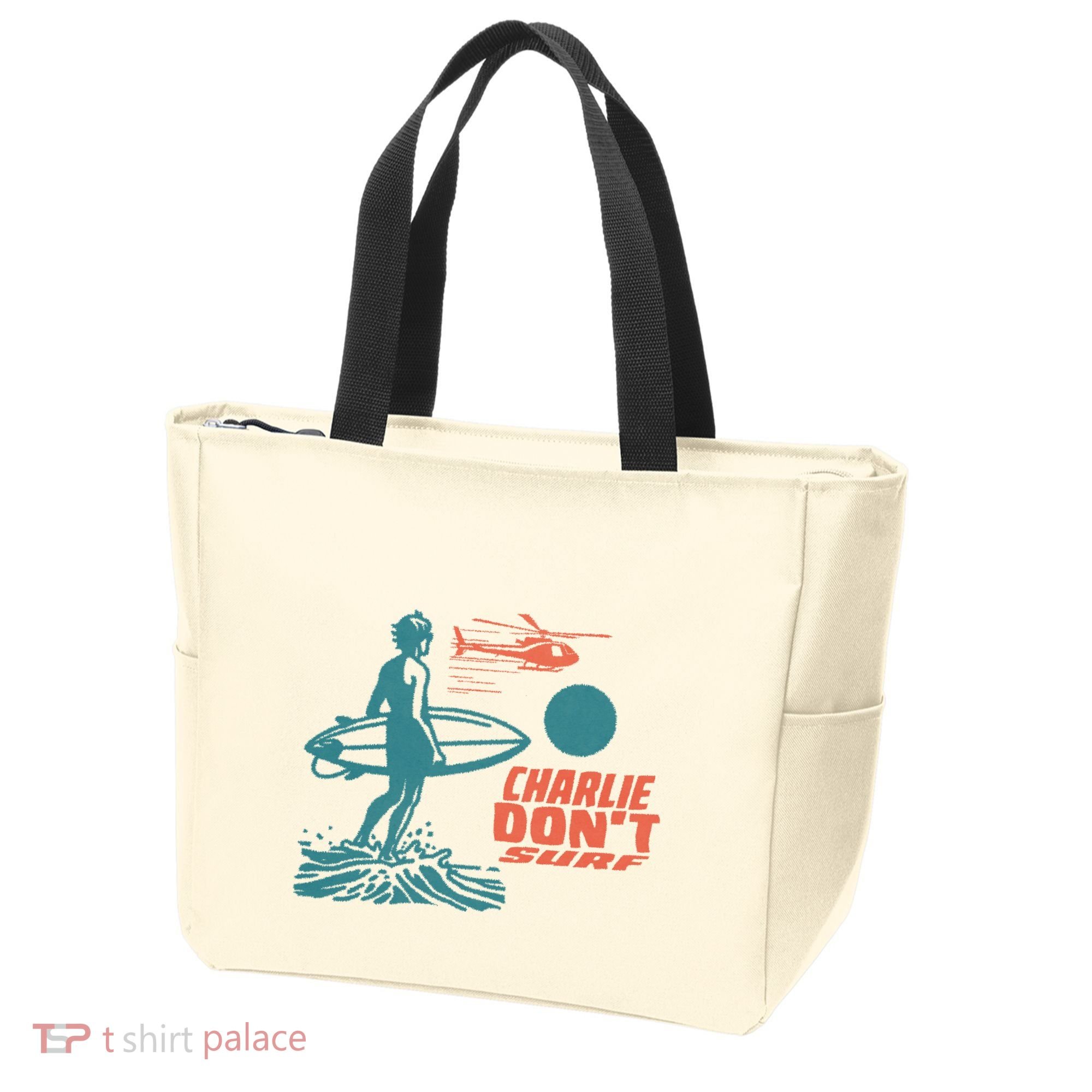 Charlie DonT Surf Tote Bag