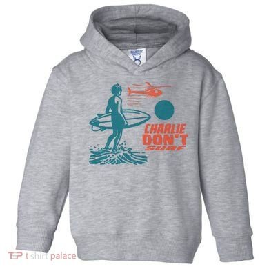 Charlie DonT Surf Toddler Hoodie