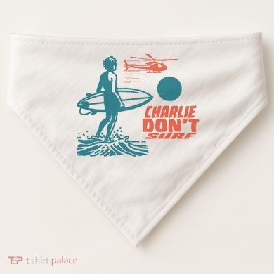 Charlie DonT Surf USA-Made Doggie Bandana