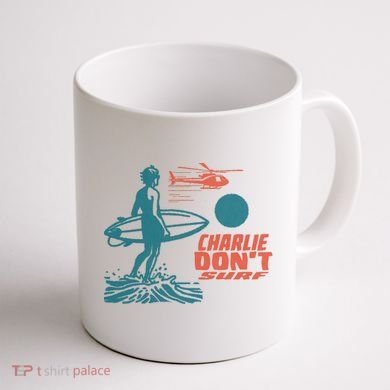 Charlie DonT Surf Coffee Mug back
