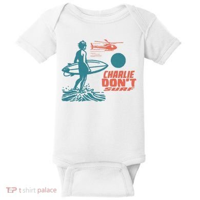 Charlie DonT Surf Baby Bodysuit