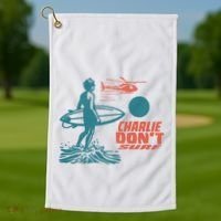Charlie DonT Surf Golf Towel thumb 1