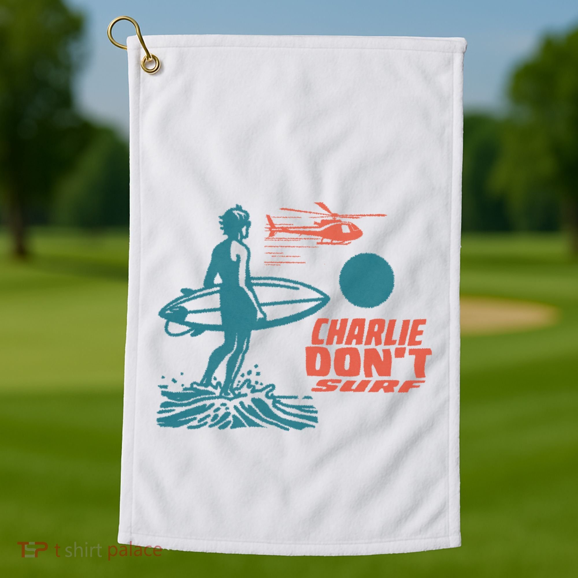 Charlie DonT Surf Golf Towel