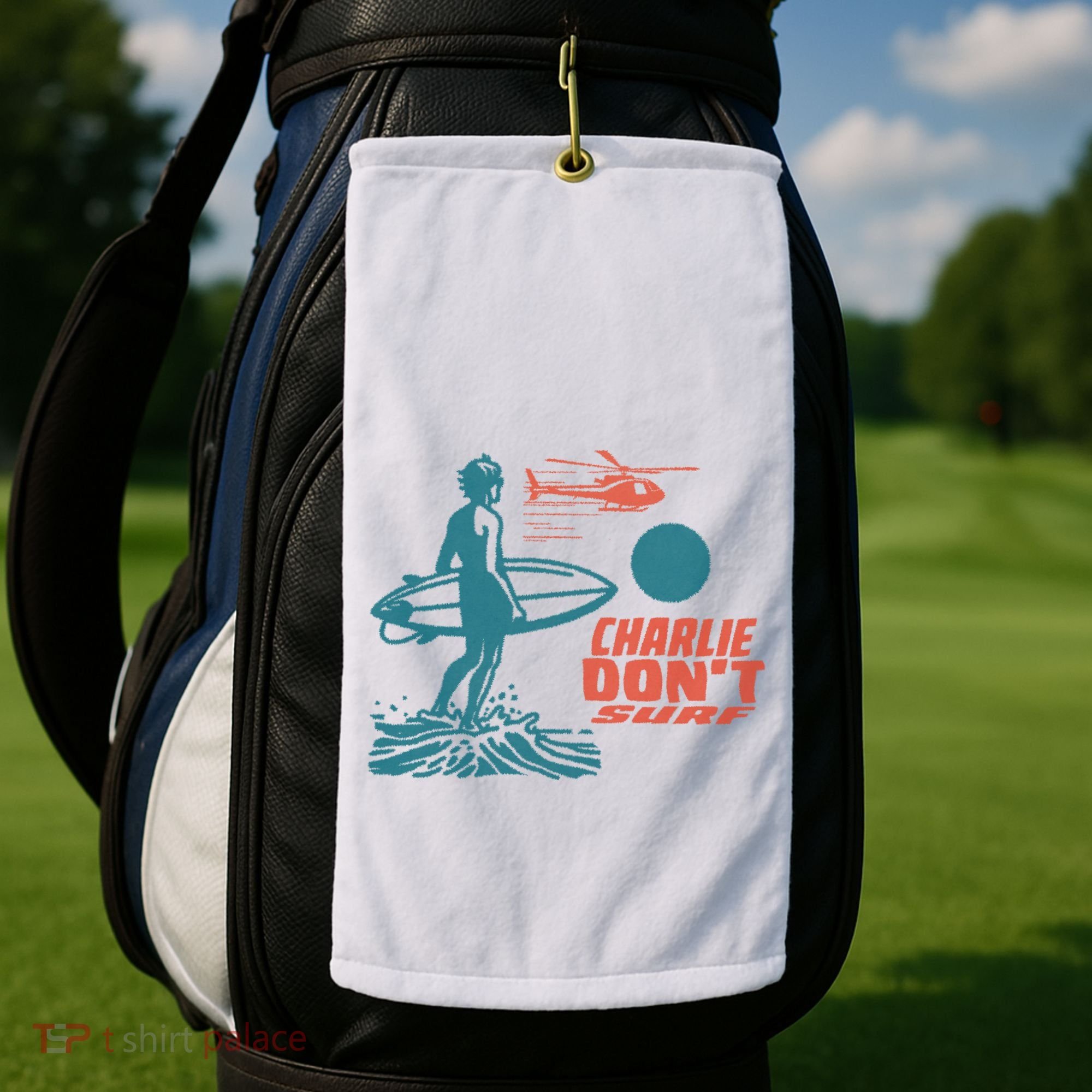 Charlie DonT Surf Golf Towel