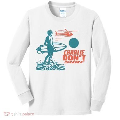 Charlie DonT Surf Kids Long Sleeve Shirt
