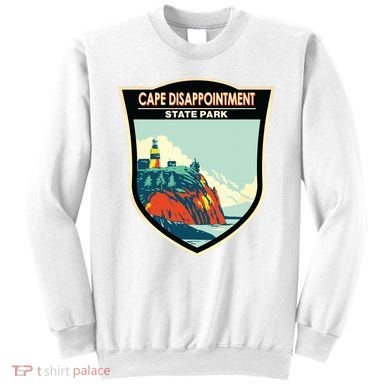 Cape Disappointment State Park Washington Badge Vintage Sweatshirt
