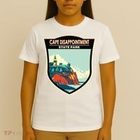 Cape Disappointment State Park Washington Badge Vintage T-Shirt thumb 4