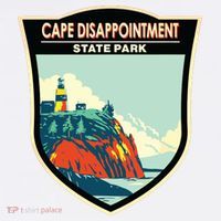 Cape Disappointment State Park Washington Badge Vintage T-Shirt thumb 7