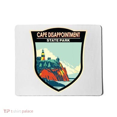 Cape Disappointment State Park Washington Badge Vintage Mousepad