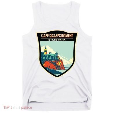 Cape Disappointment State Park Washington Badge Vintage Tank Top
