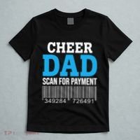 Cheer Dad Scan For Payment Father Ever T-Shirt thumb 5
