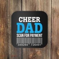 Cheer Dad Scan For Payment Father Ever Coaster thumb 0