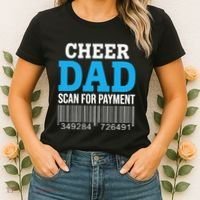 Cheer Dad Scan For Payment Father Ever Women's T-Shirt thumb 2