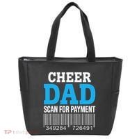 Cheer Dad Scan For Payment Father Ever Tote Bag thumb 0