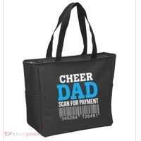 Cheer Dad Scan For Payment Father Ever Tote Bag thumb 2