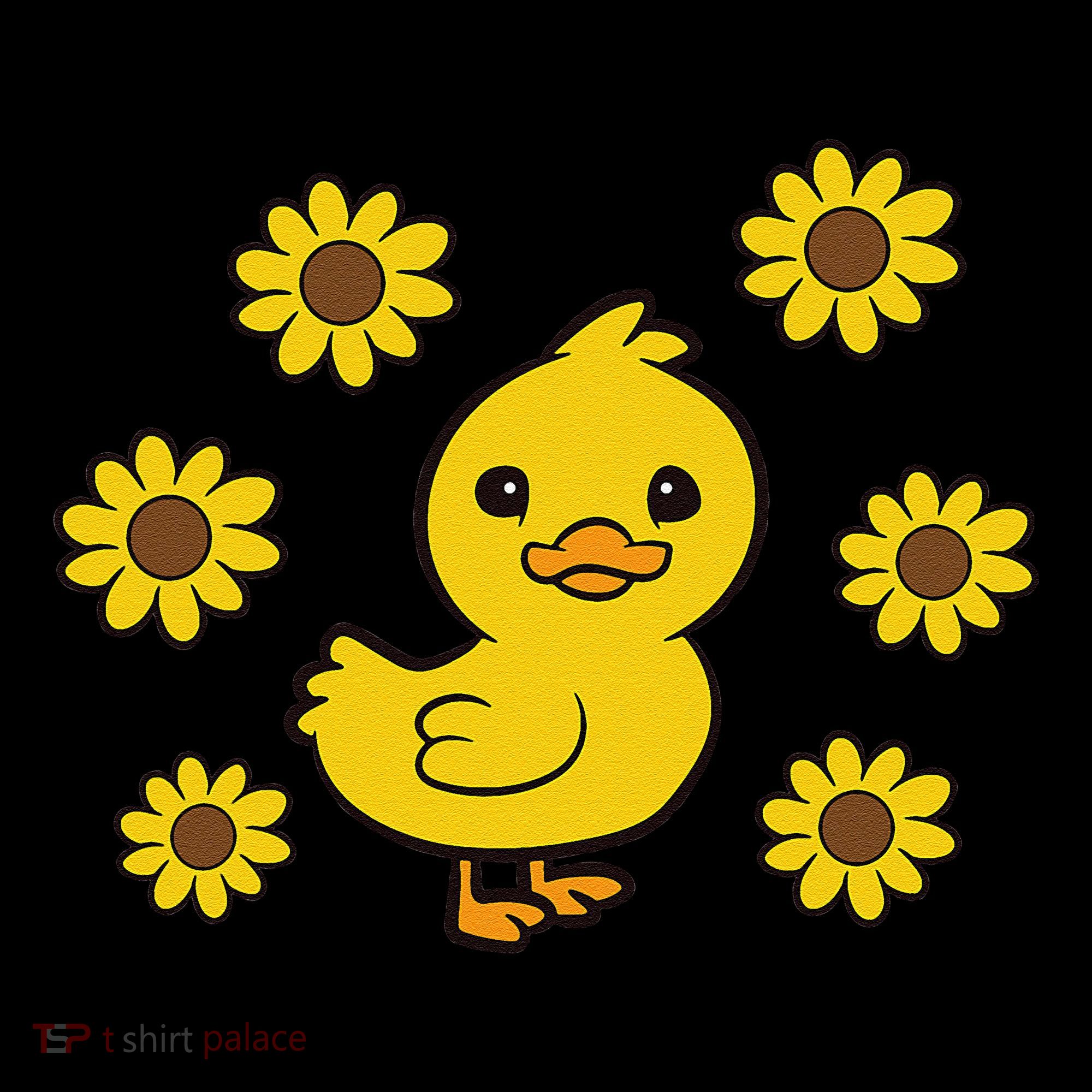 Cute Duck Summer Sunflower Kawaii Duck Coffee Mug