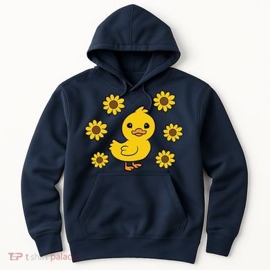 Cute Duck Summer Sunflower Kawaii Duck Hoodie
