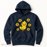 Cute Duck Summer Sunflower Kawaii Duck Hoodie thumb 0
